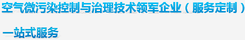 空氣微污染控制技術(shù)與治理（服務(wù)定制）,一站式服務(wù)